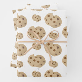 Chocolate Chip Cookies Inpakpapier Vel