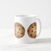Chocolate Chip Cookies Junk Food Baking Foodie Koffiemok (Voorkant rechts)