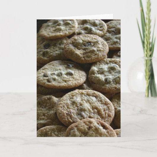 Chocolate Chip Cookies Kaart (Voorkant)