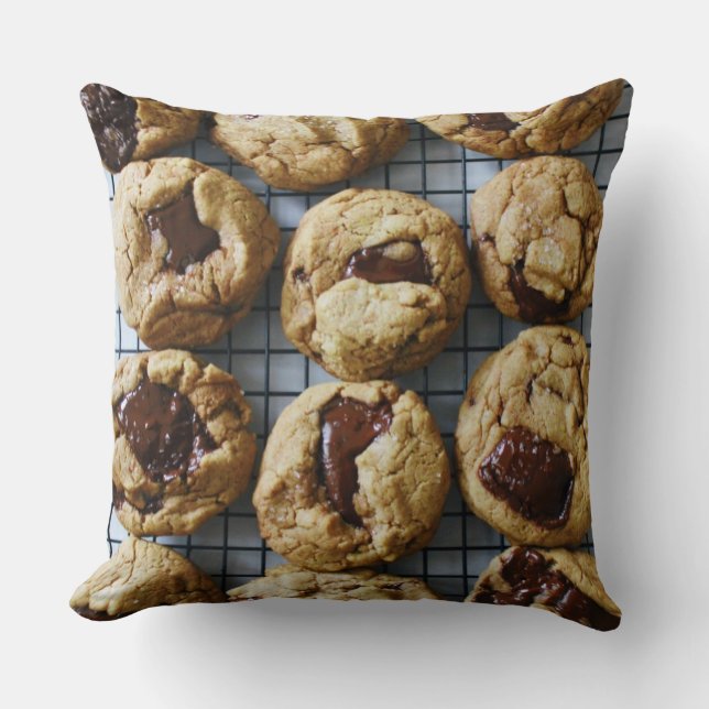 Chocolate Chip Cookies Kussen (Voorkant)