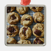 Chocolate Chip Cookies Metalen Ornament (Voorkant)