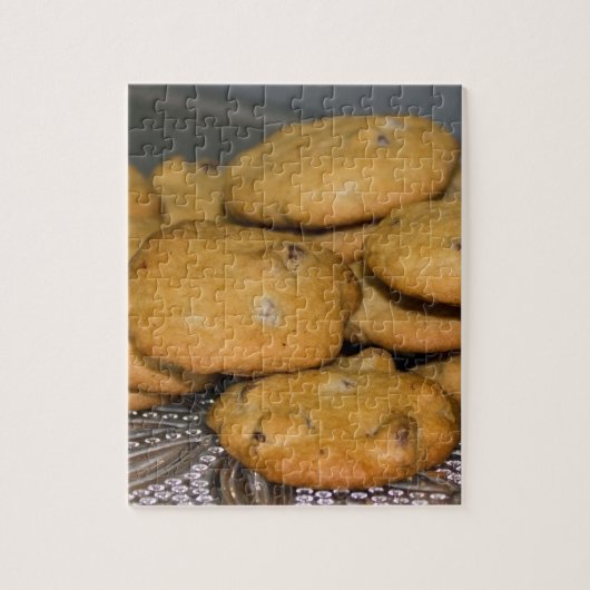 Chocolate Chip Cookies op foto's van laatstgenoemd Legpuzzel (Verticaal)
