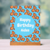 Chocolate Chip Cookies Patroon Acryl Bord (Neutraal)