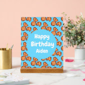 Chocolate Chip Cookies Patroon Acryl Bord (Huwelijk)