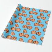 Chocolate Chip Cookies Patroon Cadeaupapier (Uitgerold)