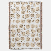 Chocolate Chip Cookies Patroon Deken (Voorkant Verticaal)