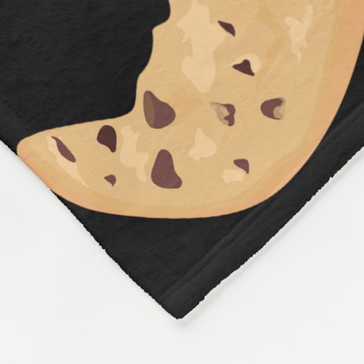 Chocolate Chip Cookies Patroon Fleece Deken (Hoek)