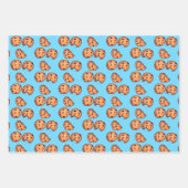 Chocolate Chip Cookies Patroon Inpakpapier Vel (Voorkant 2)