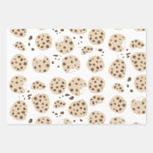 Chocolate Chip Cookies Patroon Inpakpapier Vel (Voorkant 2)
