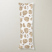 Chocolate Chip Cookies Patroon Lichaamskussen (Voorkant Verticaal)