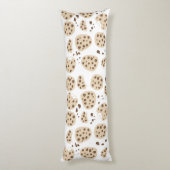 Chocolate Chip Cookies Patroon Lichaamskussen (Achterkant (Verticaal))