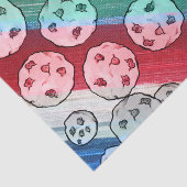 Chocolate Chip Cookies Patroon Tissuepapier (Detail)