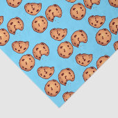 Chocolate Chip Cookies Patroon Tissuepapier (Detail)