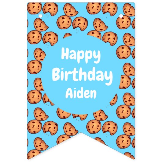 Chocolate Chip Cookies Patroon Vlaggetjes (Eerste vlag)