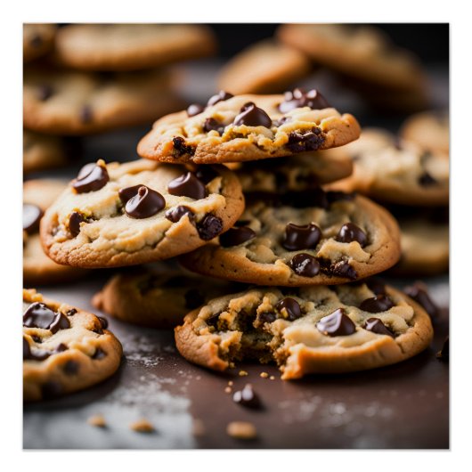 Chocolate Chip Cookies Perfect Poster (Voorkant)