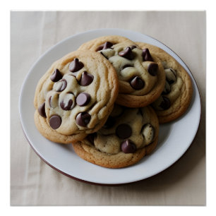 Chocolate Chip Cookies Perfect Poster
