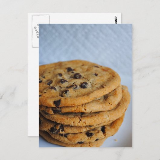 Chocolate Chip Cookies Post Card Briefkaart (Voorkant / Achterkant)