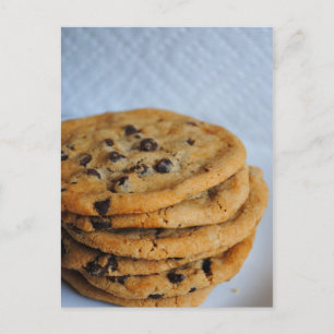 Chocolate Chip Cookies Post Card Briefkaart