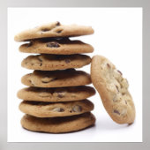 Chocolate Chip Cookies Poster Print (Voorkant)