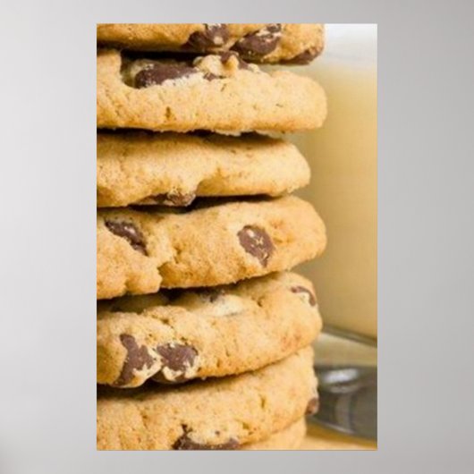 Chocolate Chip Cookies Poster Prints (Voorkant)