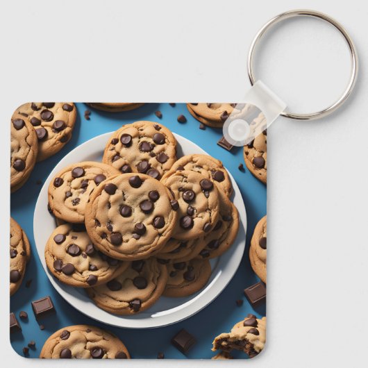 Chocolate Chip Cookies Sleutelhanger (Achterkant)