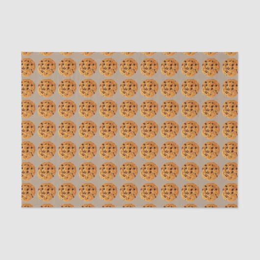 Chocolate Chip Cookies Tissuepapier (Voorkant)
