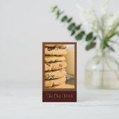 Chocolate Chip Cookies Visitekaartje (Staand voorkant)
