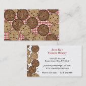 Chocolate Chip Cookies Visitekaartje (Voorkant / Achterkant)