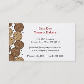 Chocolate Chip Cookies Visitekaartje (Achterkant)