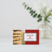 Chocolate Chip Cookies Visitekaartjes (Staand voorkant)