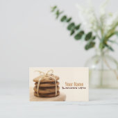 Chocolate Chip Cookies Visitekaartjes (Staand voorkant)