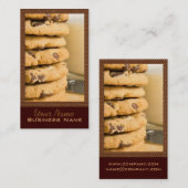Chocolate Chip Cookies Visitekaartjes (Voorkant / Achterkant)