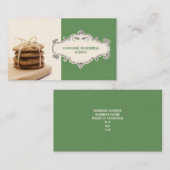 Chocolate Chip Cookies Visitekaartjes {groen} (Voorkant / Achterkant)