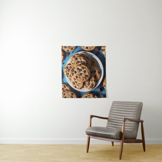 Chocolate Chip Cookies Wandkleed (In situ)