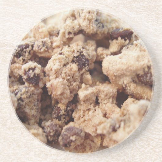 Chocolate Chip Cookies Zandsteen Onderzetter (Voorkant)