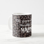 Chocolate Chip Happiness Quote Koffiemok (Voorkant links)