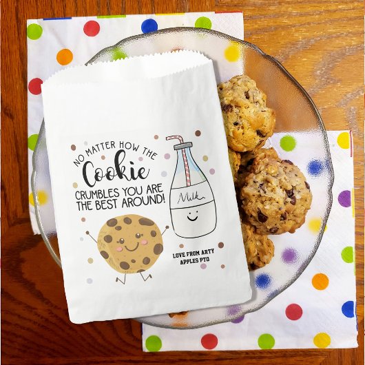 chocolate chip hoe dan ook de koek breekt bedankzakje