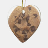 chocolate-chip-koekje- keramisch ornament (Links)