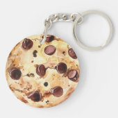 Chocolate Chip Koekje  Sleutelhanger (Achterkant)