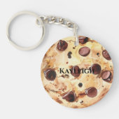 Chocolate Chip Koekje  Sleutelhanger (Voorkant)