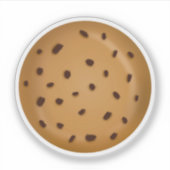 Chocolate Chip Koekje Sticker (Voorkant)