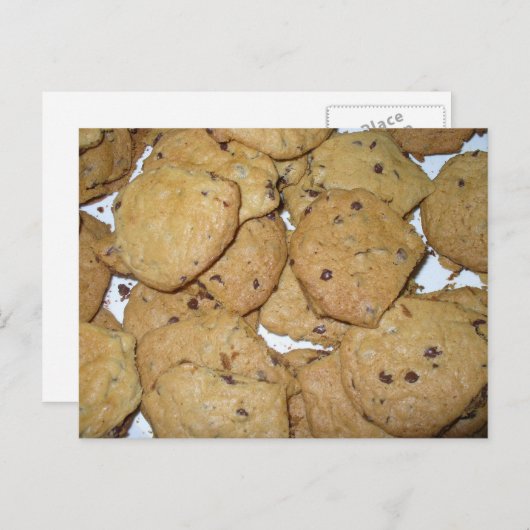 Chocolate Chip Oatmeel Cookies Briefkaart (Voorkant / Achterkant)