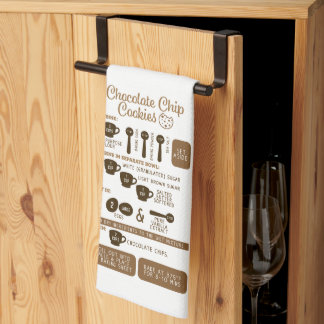 Chocolate Chip Recipe Kitchen Towel Theedoek