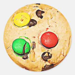 Chocolate Chip Snoep Cookies Stickers