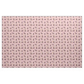 Chocolate cockapoo-hondenroze doodskisten stof (Yard (91,4 cm))