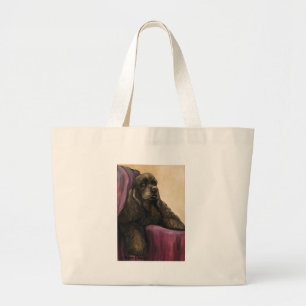 "Chocolate Cocker Spaniel"-Canvas tas voor honingk