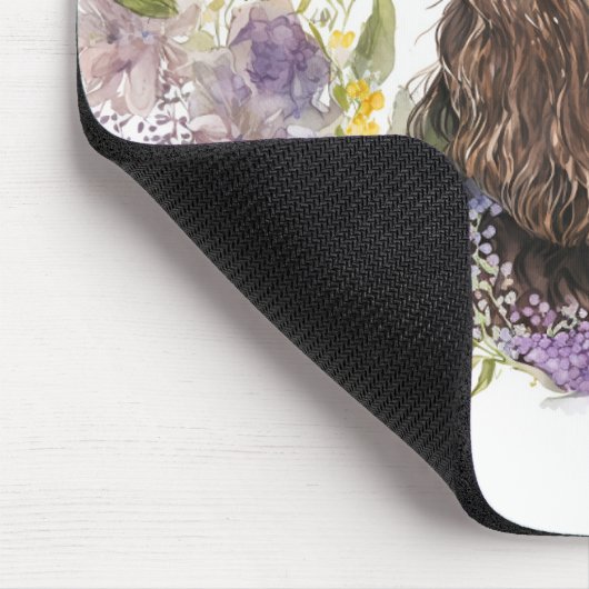 Chocolate Cocker Spaniel in Lilacs Muismat (Hoek)