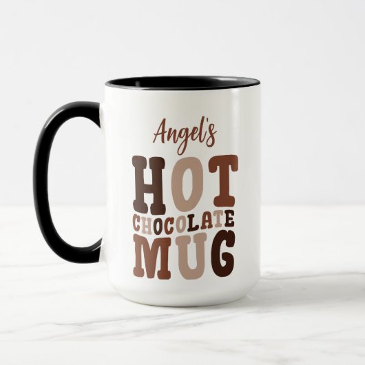 Chocolate Colors Custom (So-&-So's) Hot Chocolate Mok (Links)