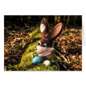 Chocolate Corona Easter Bunny (Voorkant Horizontaal)