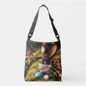 Chocolate Corona Easter Bunny Crossbody Tas (Voorkant)